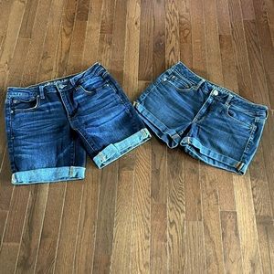 2pr American Eagle Women’s Jean Shorts Size 6